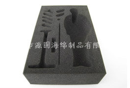 Tool packaging sponge inside box